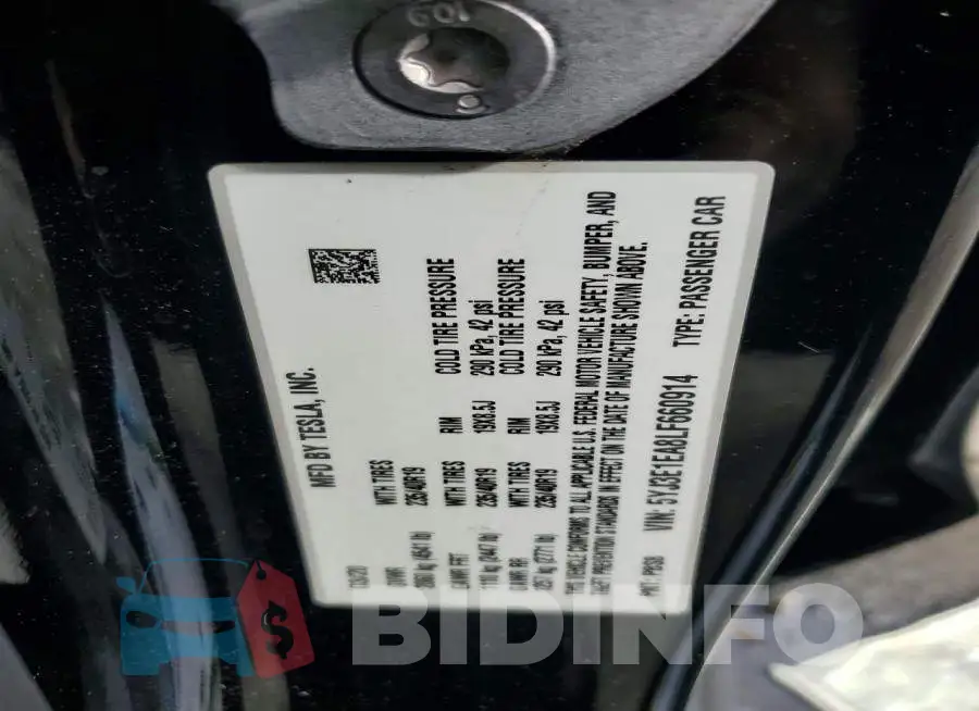 5YJ3E1EA8LF660914 Photo# 13