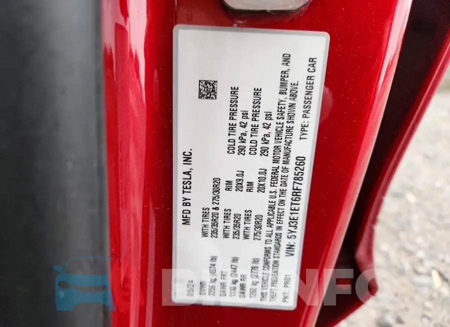 5YJ3E1ET6RF785260 Photo# 12