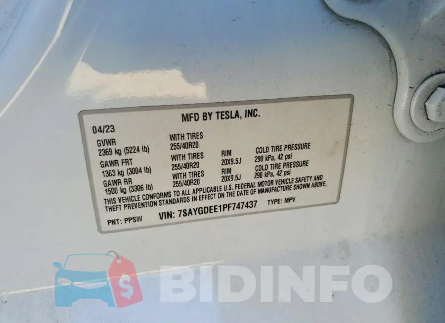 7SAYGDEE1PF747437 Photo# 13