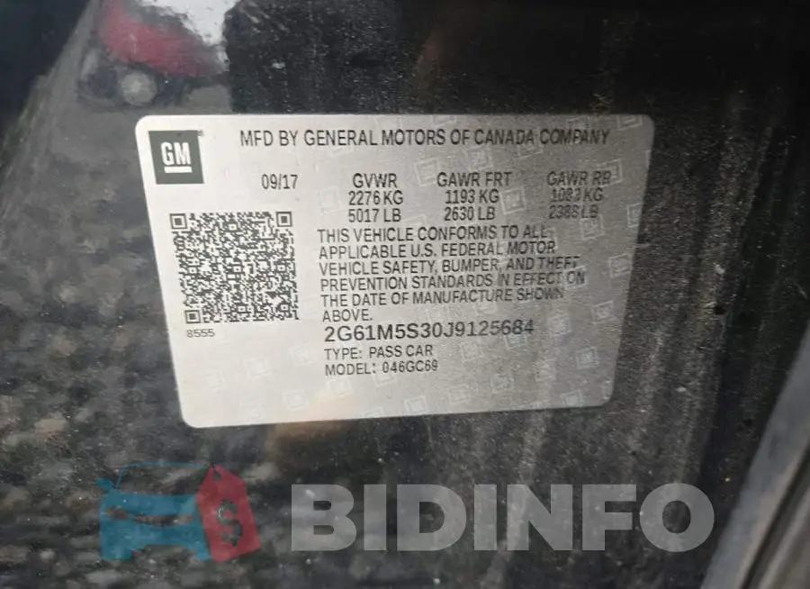 2G61M5S30J9125684 Photo# 13