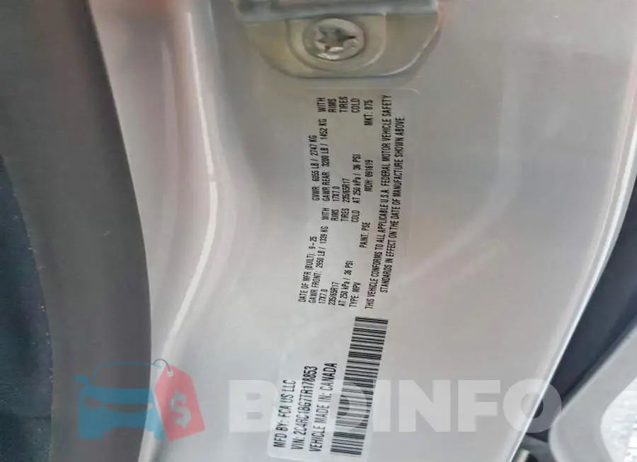 2C4RC1BG7TR178853 Photo# 14
