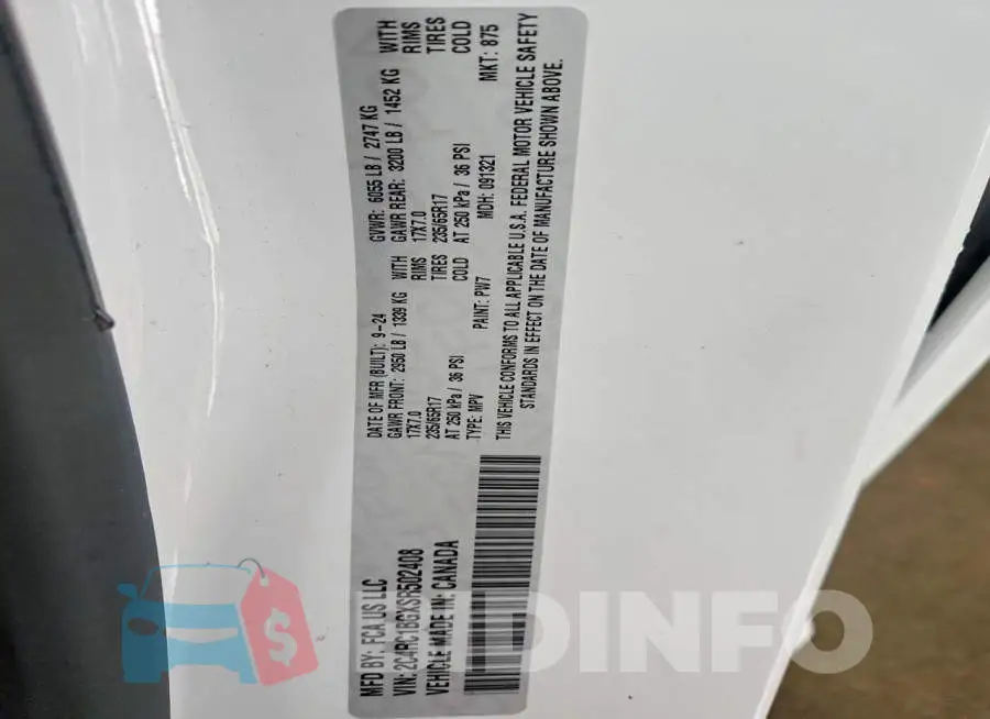 2C4RC1BGXSR502408 Photo# 13