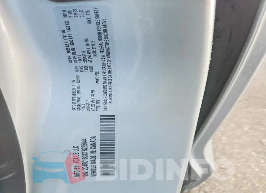 2C4RC1BGXTR235644 Photo# 13