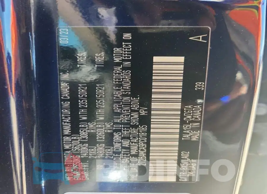 2T2BAMCA9PC018185 Photo# 13