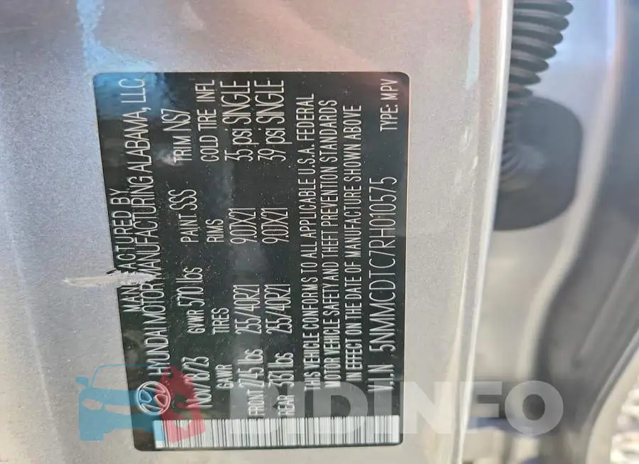 5NMMCDTC7RH010575 Photo# 13