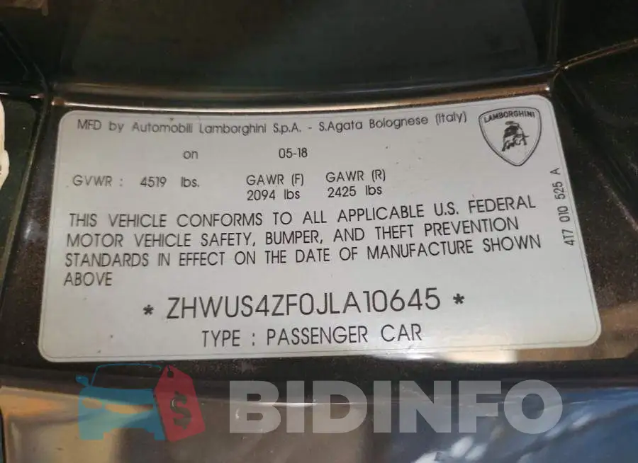 ZHWUS4ZF0JLA10645 Photo# 12