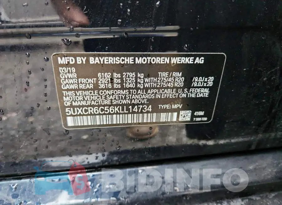5UXCR6C56KLL14734 Photo# 13
