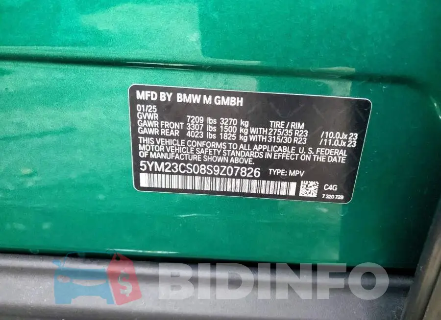 5YM23CS08S9Z07826 Photo# 12