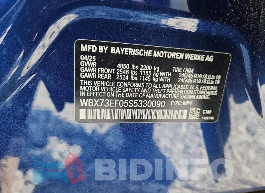 WBX73EF05S5330090 Photo# 13
