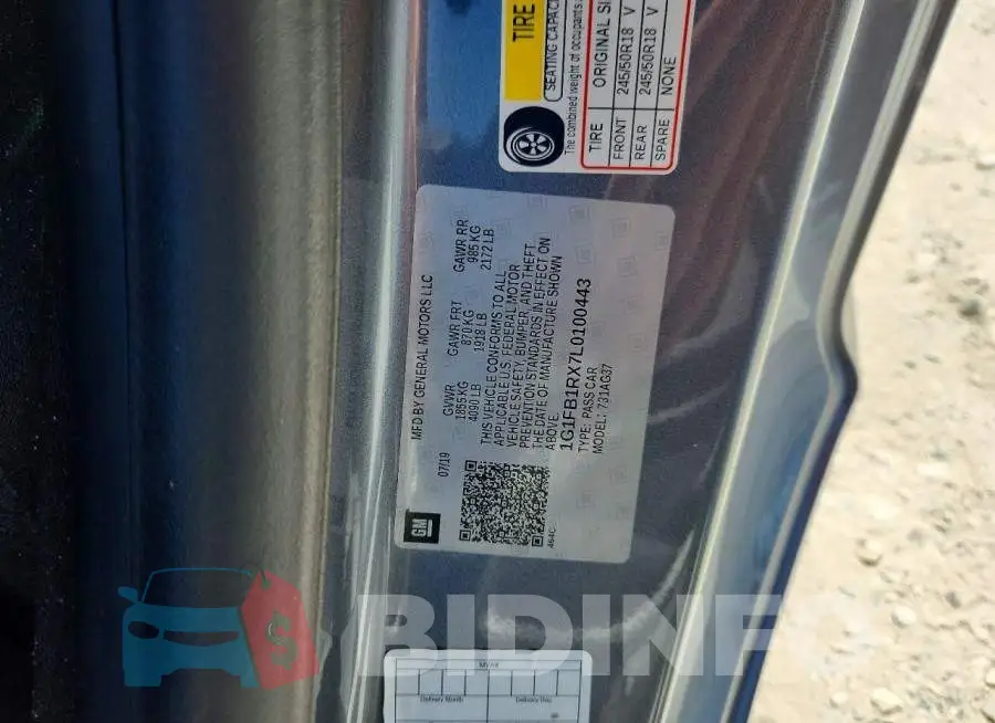 1G1FB1RX7L0100443 Photo# 13