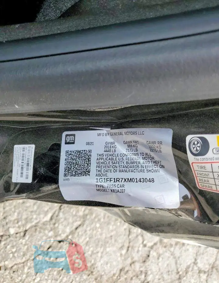 1G1FF1R7XM0143048 Photo# 13