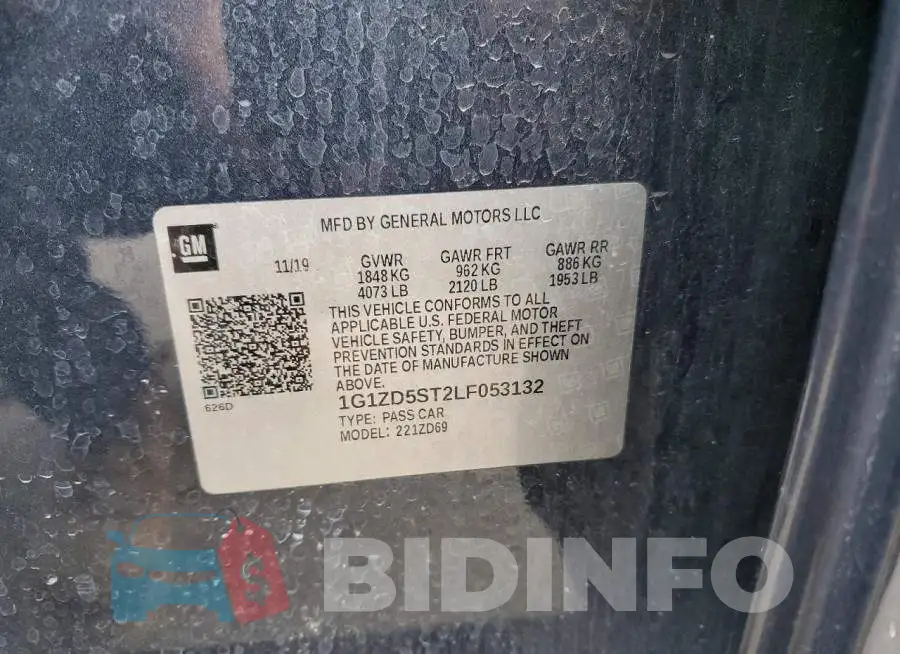 1G1ZD5ST2LF053132 Photo# 12