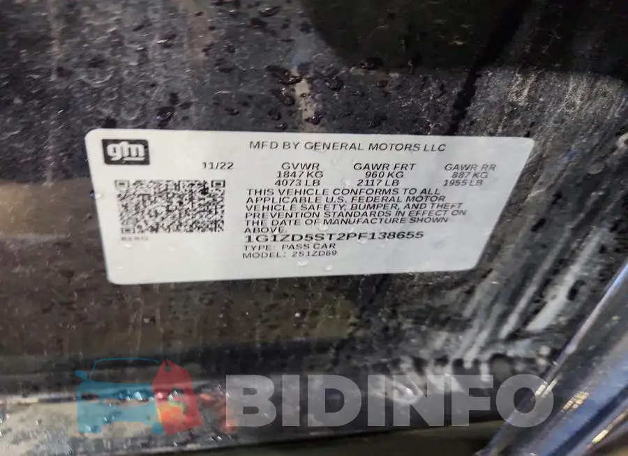 1G1ZD5ST2PF138655 Photo# 12