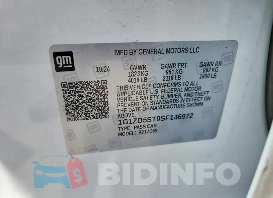 1G1ZD5ST9SF146972 Photo# 12