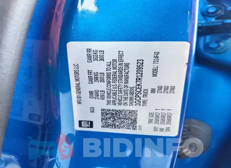 1GCPSCEK7R1209523 Photo# 13