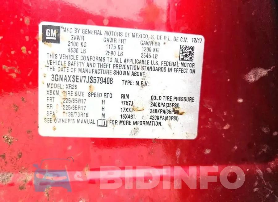 3GNAXSEV7JS579408 Photo# 13