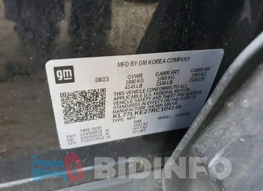 KL77LKE27RC104148 Photo# 13
