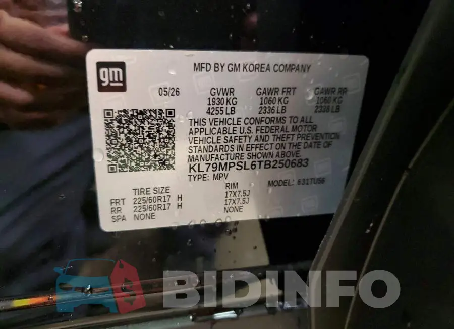 KL79MPSL6TB250683 Photo# 13