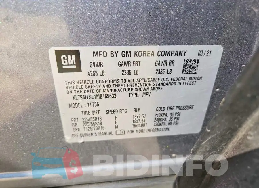 KL79MTSL1MB165633 Photo# 12