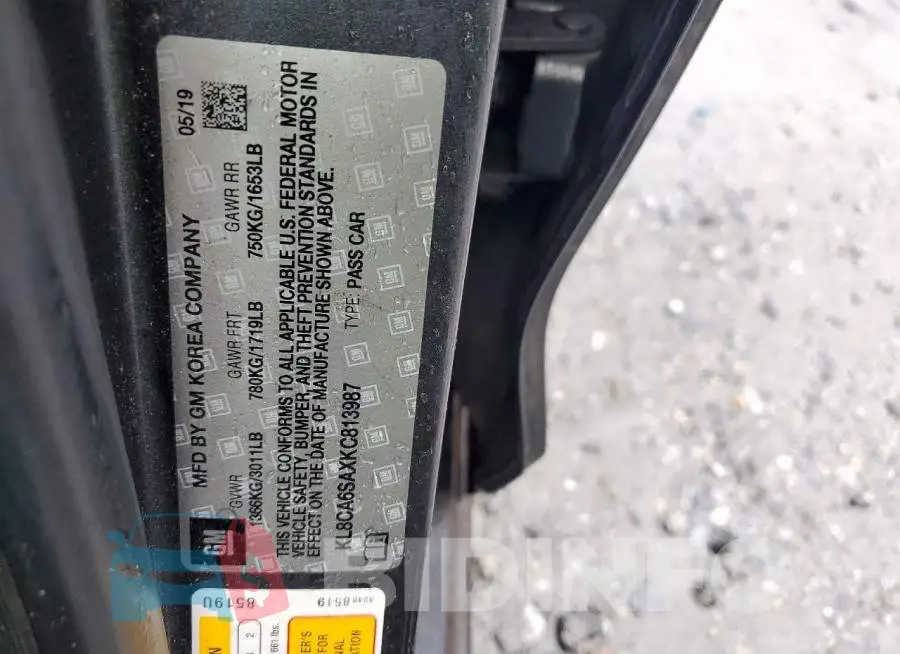 KL8CA6SAXKC813987 Photo# 12