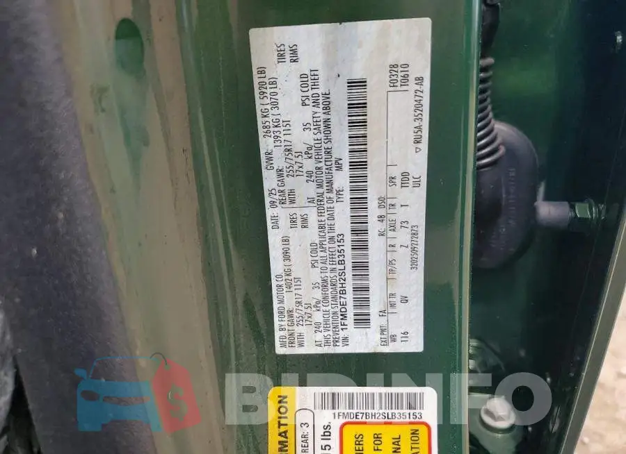 1FMDE7BH2SLB35153 Photo# 13