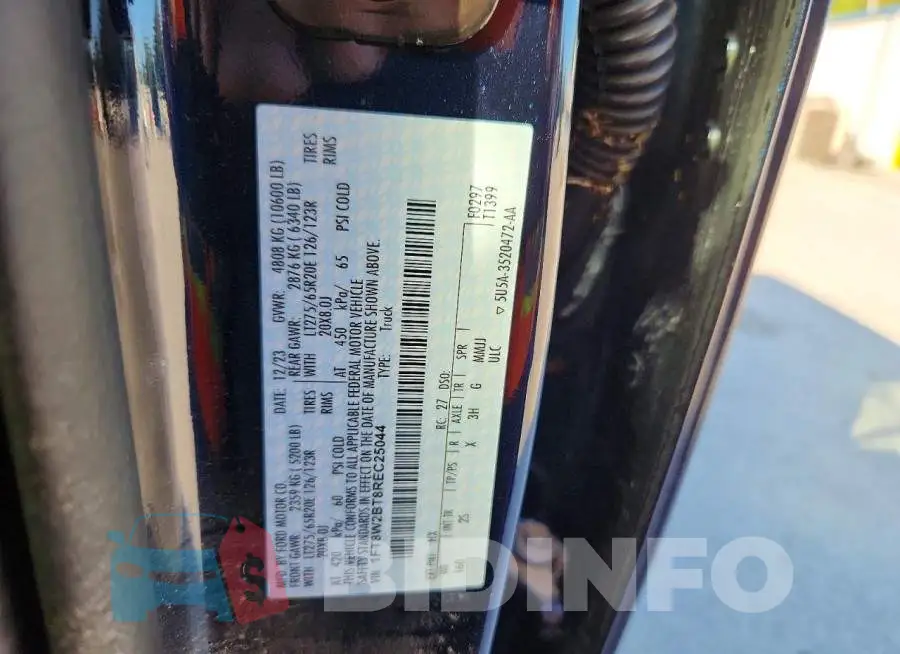 1FT8W2BT8REC25044 Photo# 12