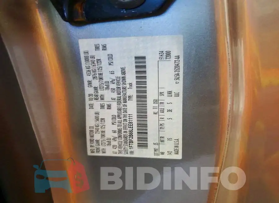 1FTBF2B66LEE81111 Photo# 12