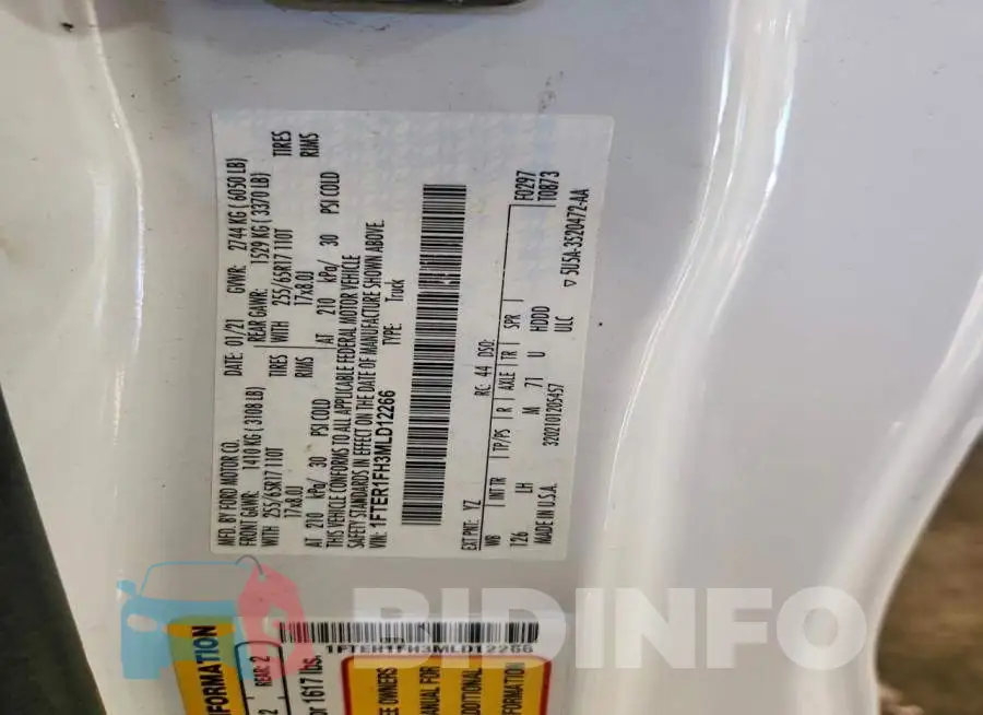 1FTER1FH3MLD12266 Photo# 12