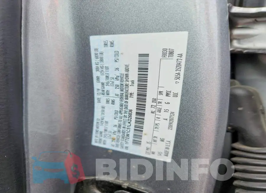 1FTEW1C51LKD26836 Photo# 12