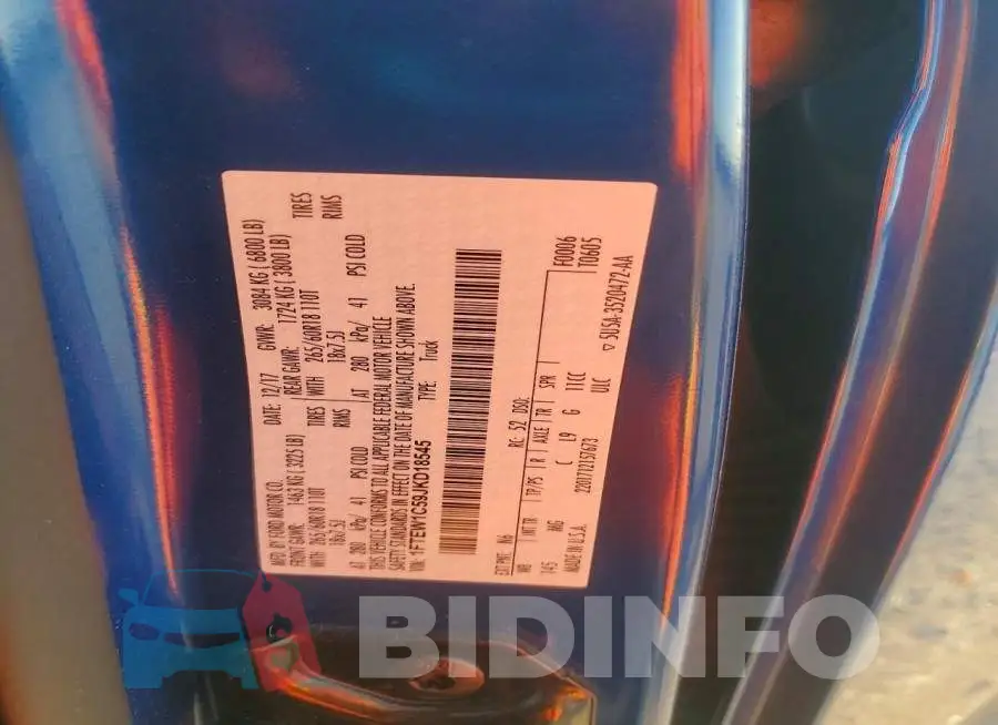 1FTEW1C59JKD18545 Photo# 12