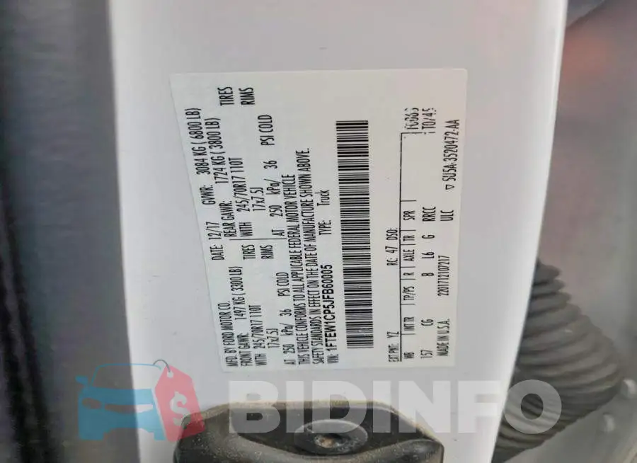 1FTEW1CP5JFB60005 Photo# 13