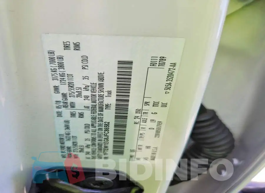 1FTEW1EG8JFC86582 Photo# 12