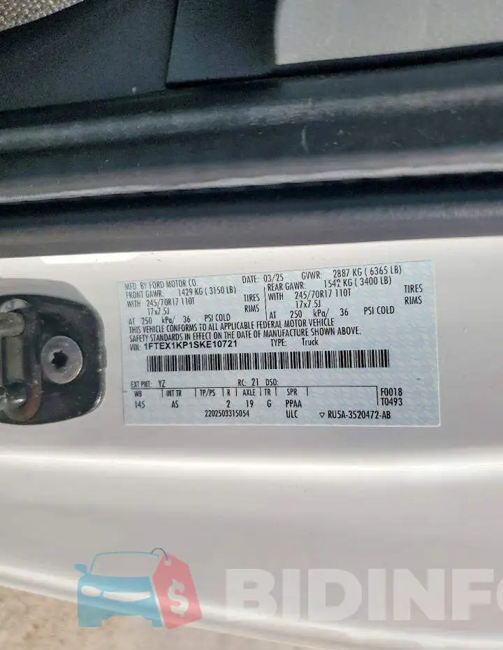 1FTEX1KP1SKE10721 Photo# 12