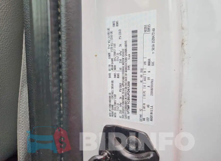 1FTMF1CB0JFD61200 Photo# 12