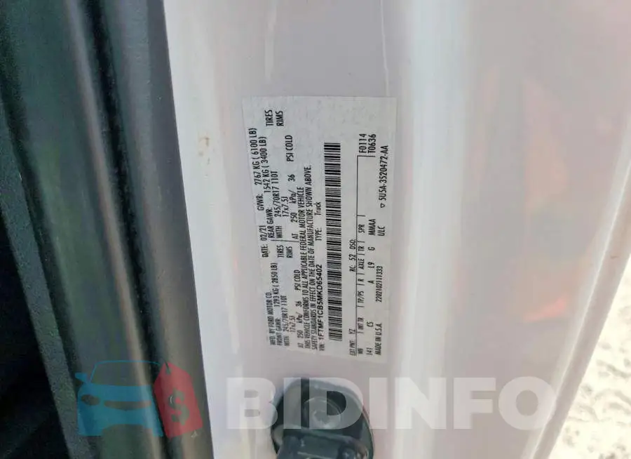 1FTMF1CB5MKD65402 Photo# 12