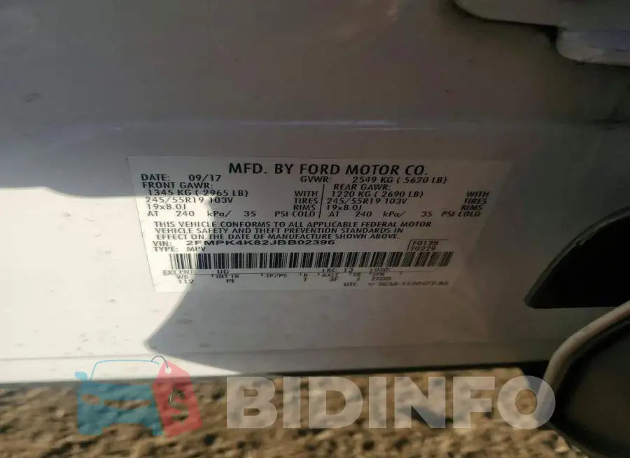 2FMPK4K82JBB02396 Photo# 13