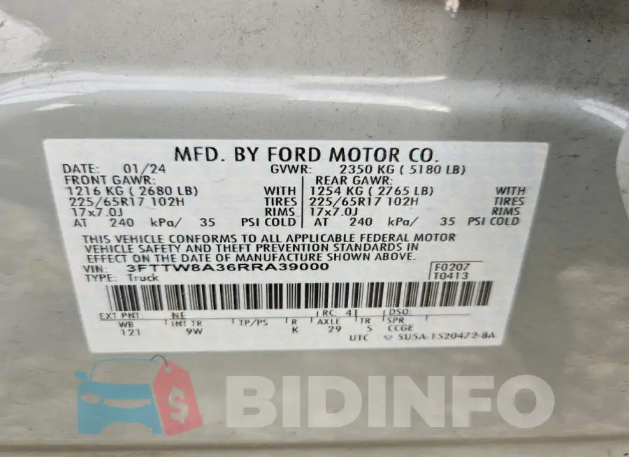 3FTTW8A36RRA39000 Photo# 12