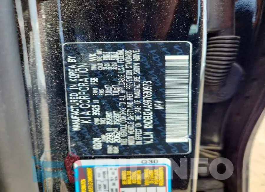 KNDEU2AA9R7630973 Photo# 12