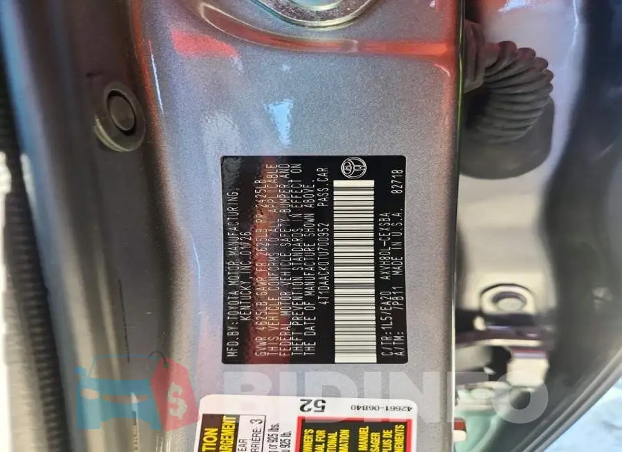 4T1DAACK0TU700952 Photo# 13