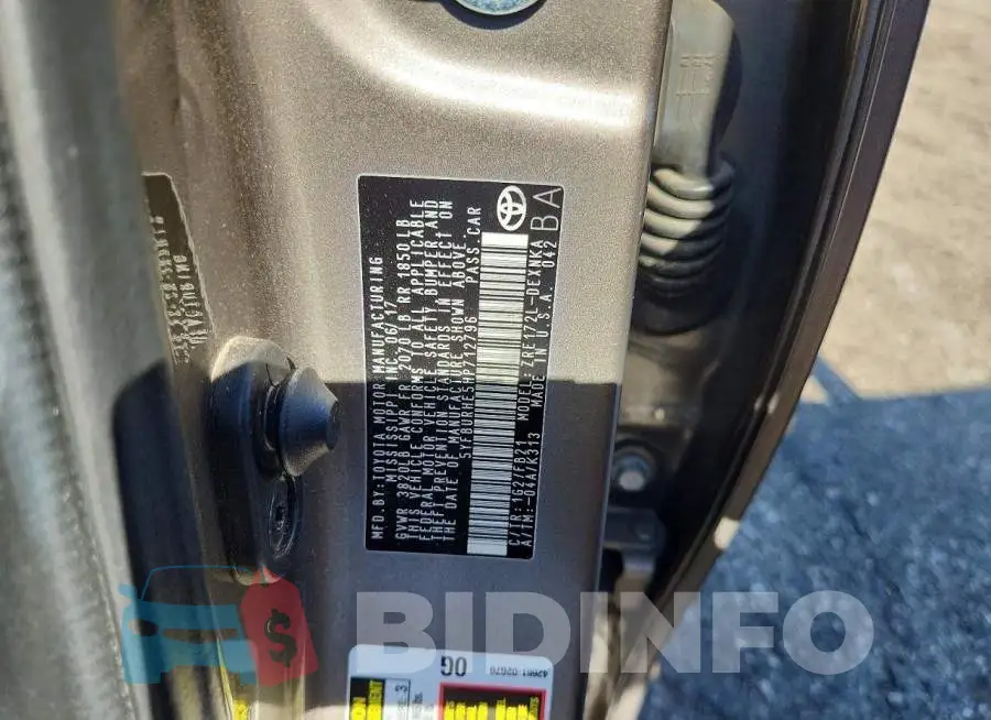 5YFBURHE5HP712796 Photo# 12