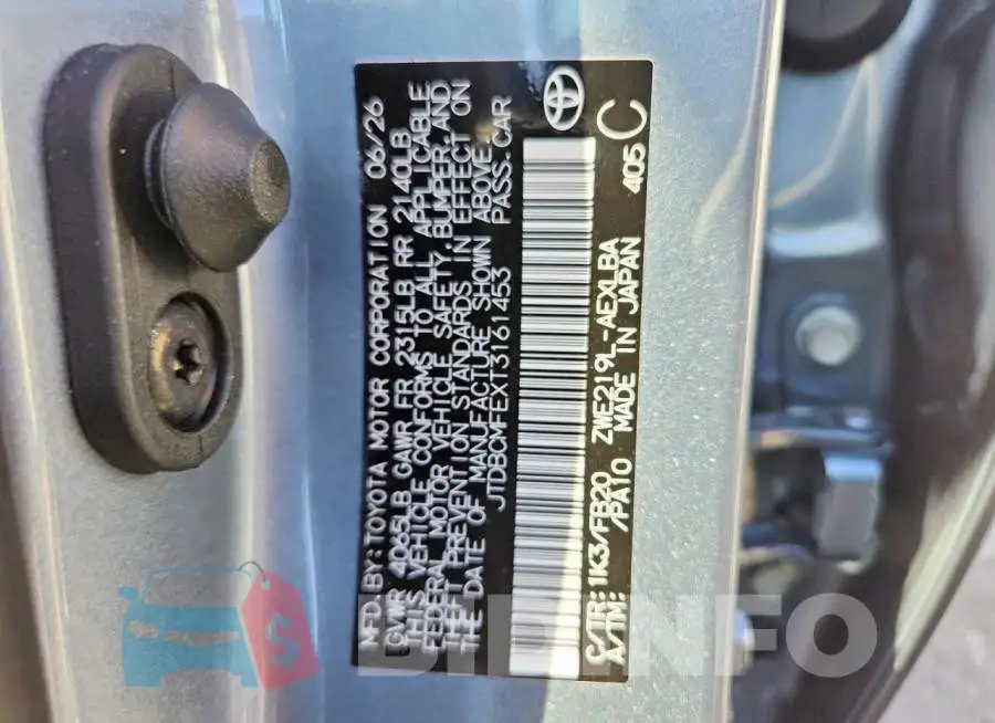 JTDBCMFEXT3161453 Photo# 12