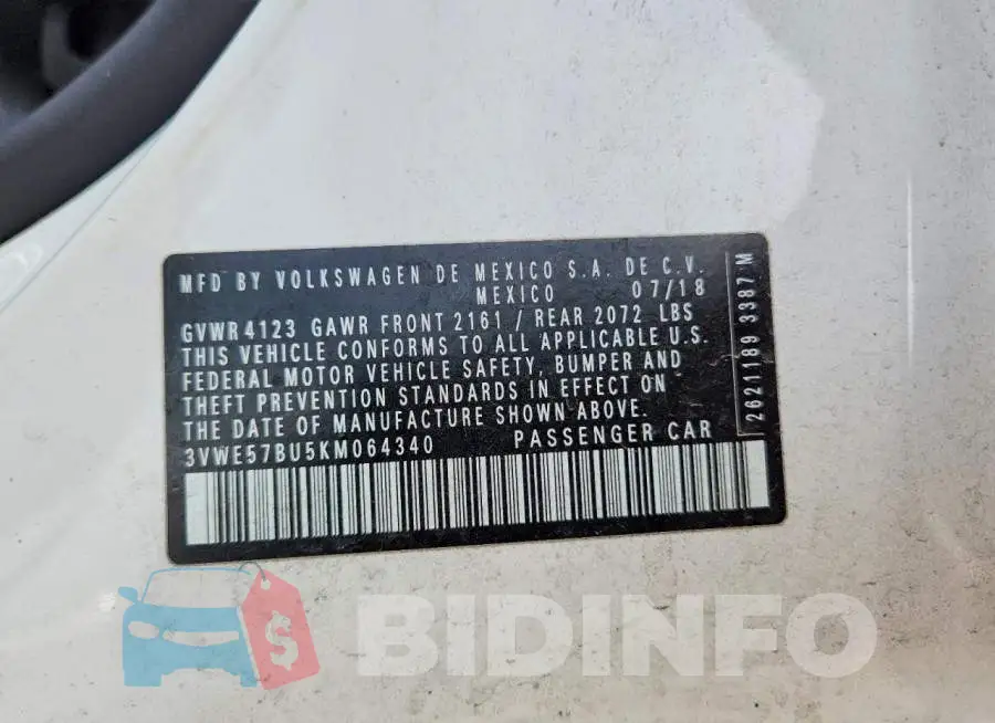 3VWE57BU5KM064340 Photo# 12
