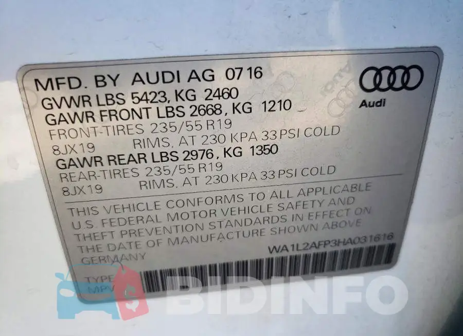 WA1L2AFP3HA031616 Photo# 12