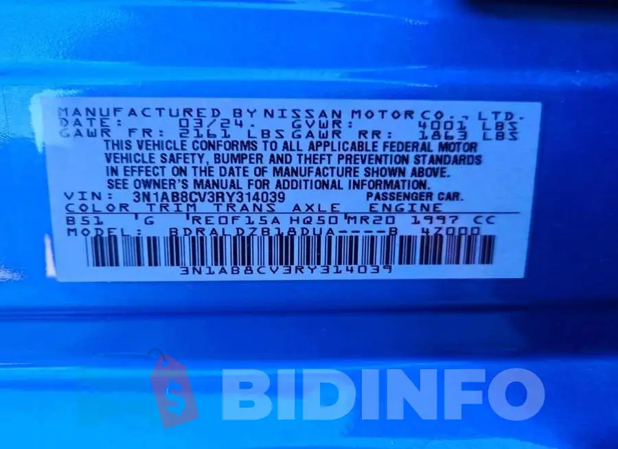 3N1AB8CV3RY314039 Photo# 13
