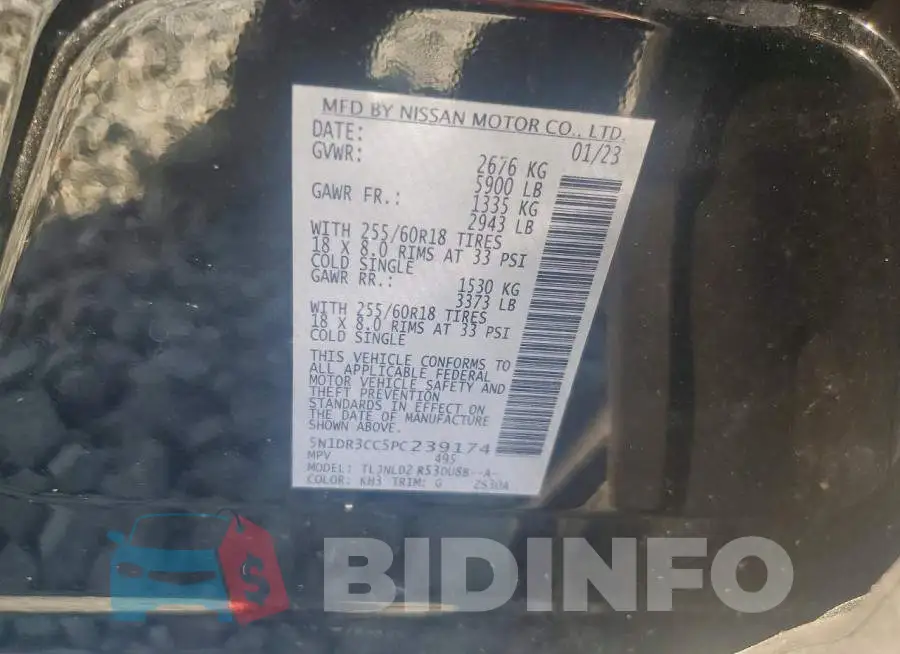 5N1DR3CC5PC239174 Photo# 13