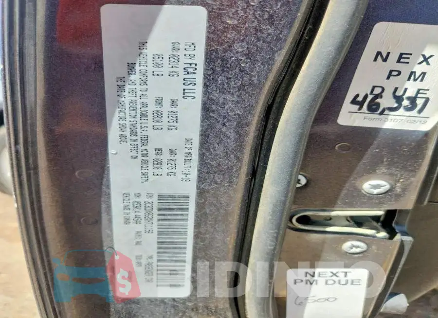 2C3CDXBG2KH711156 Photo# 12