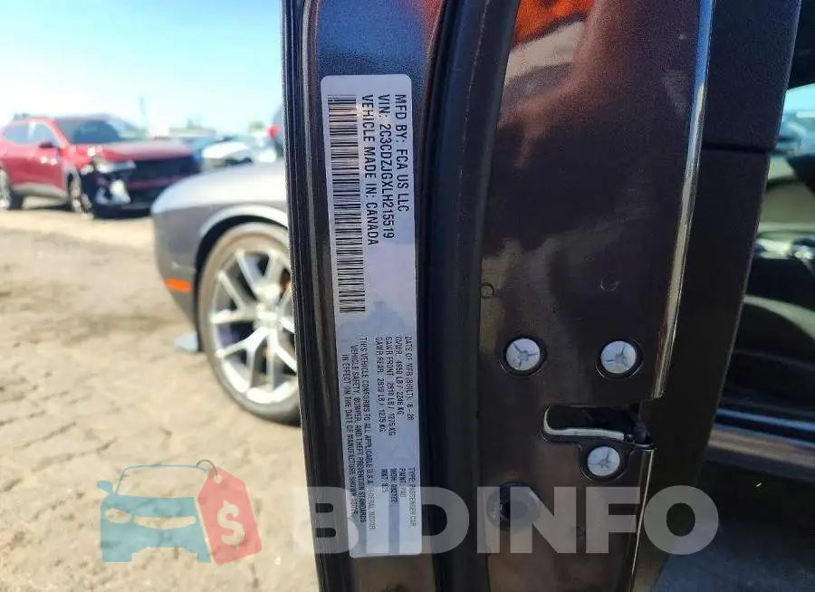 2C3CDZJGXLH215519 Photo# 13