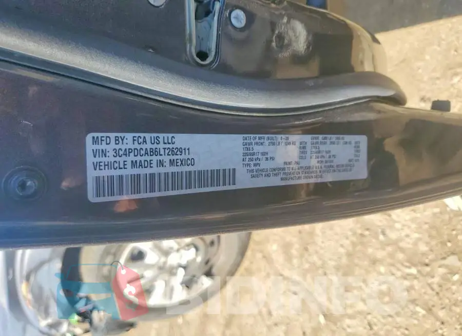 3C4PDCAB6LT262911 Photo# 13