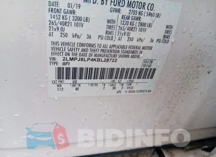 2LMPJ8LP4KBL28722 Photo# 12