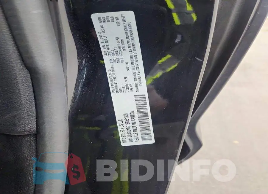 2C4RC1BG7SR531509 Photo# 13